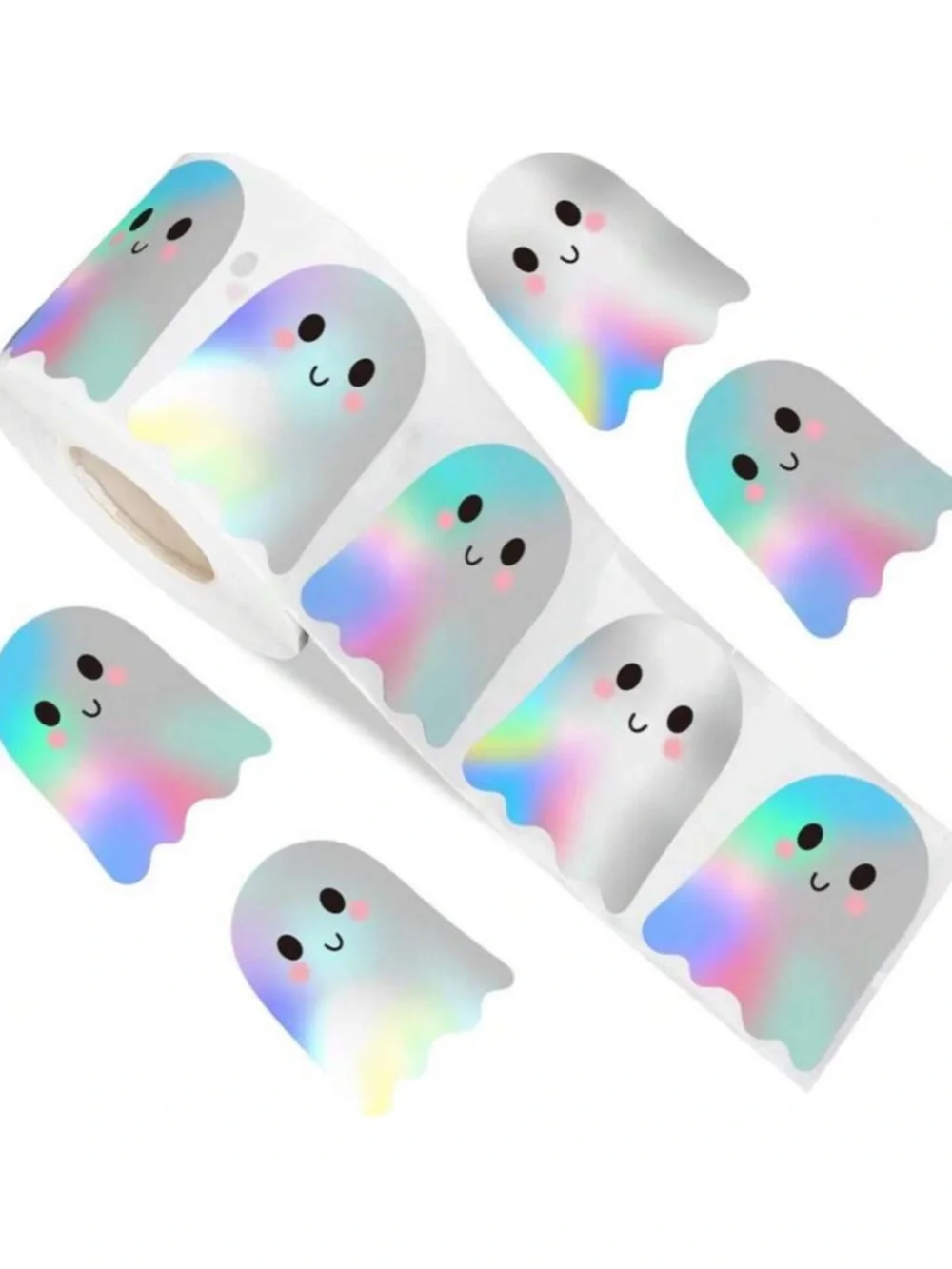 500 Halloween Pumpkin, Ghost or Bat Stickers